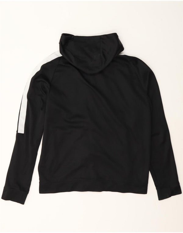 Pulover Nike pentru bărbați, cu fermoar, bumbac, mare, negru
