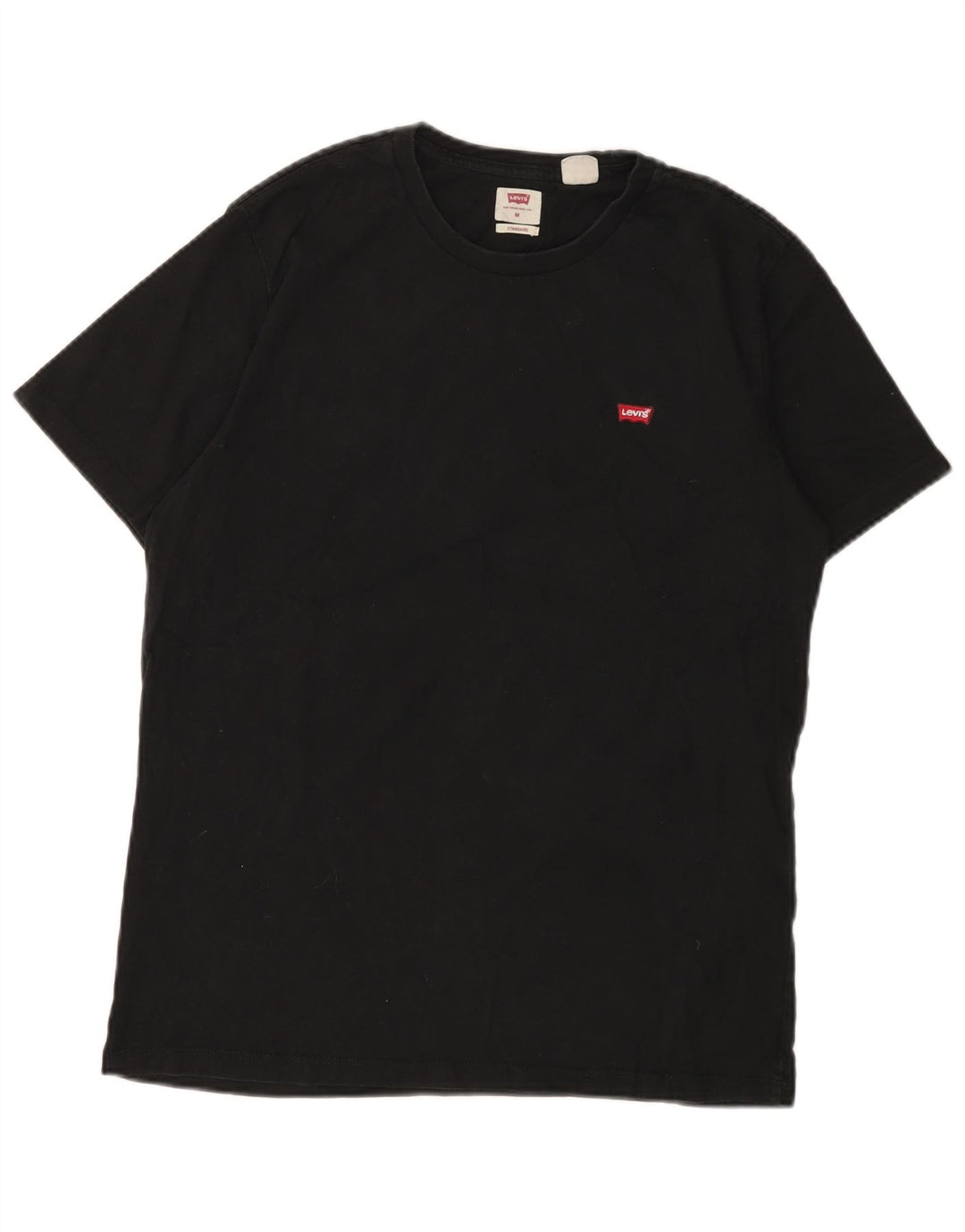 Tricou LEVI'S pentru bărbați, cu ajustare standard, top mediu din bumbac negru
