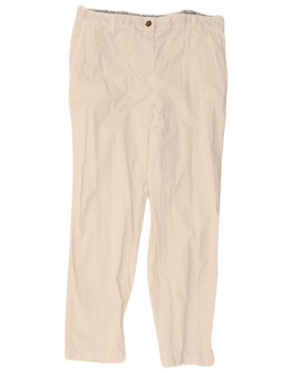 Pantaloni chino drepti pentru femei Marks & Spencer UK 16 Large W36 L29 White