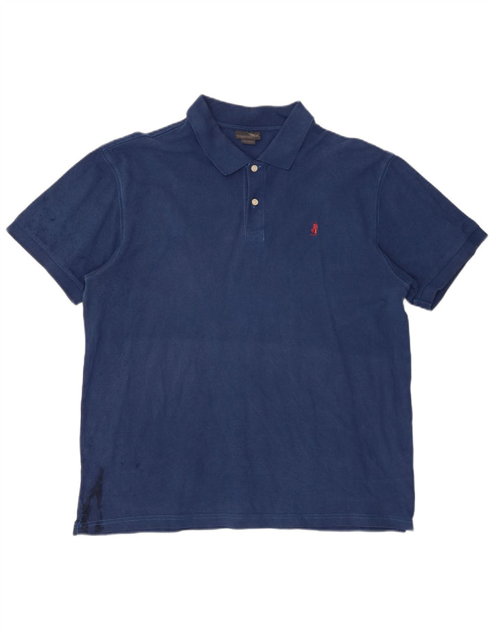 MARLBORO CLASSICS Tricou polo pentru bărbați 2XL Bumbac bleumarin