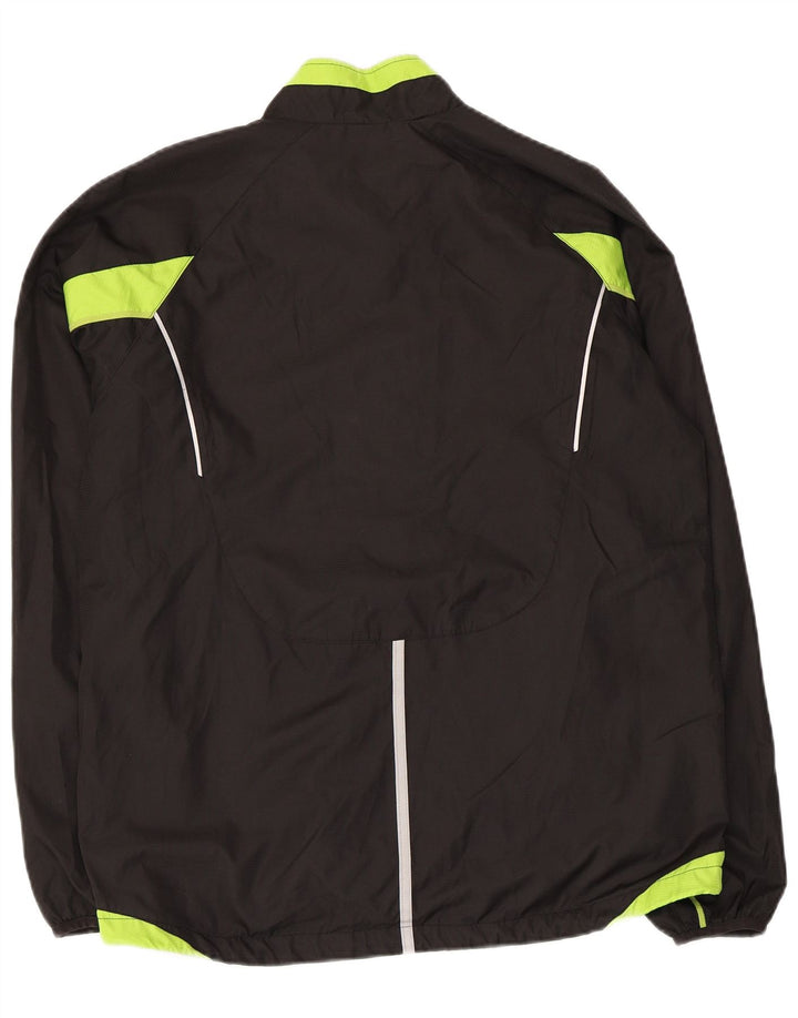 Jachetă de trening Asics pentru bărbați, mare, negru, poliester bloc de culoare