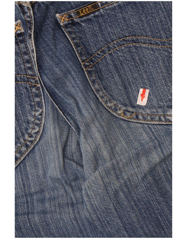Blugi drepti pentru femei Lee W26 L32 Bumbac albastru