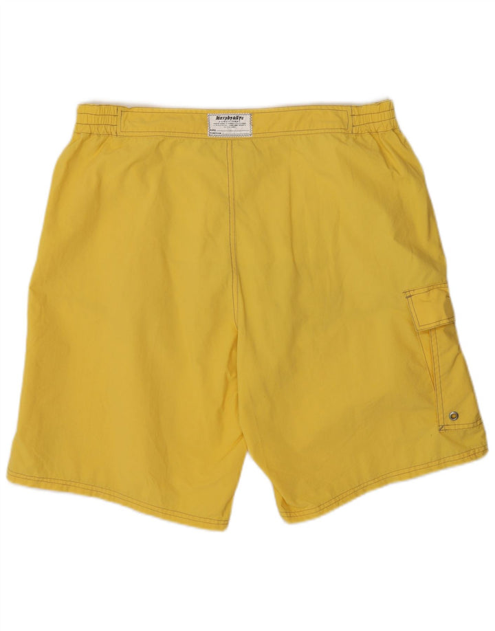 Murphy & Nye Pantaloni scurți de înot pentru bărbați XL Galben Poliamidă