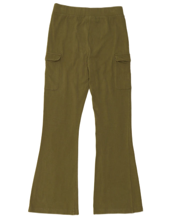 Leggings flare pentru fete Champion 15-16 ani 2XL bumbac verde