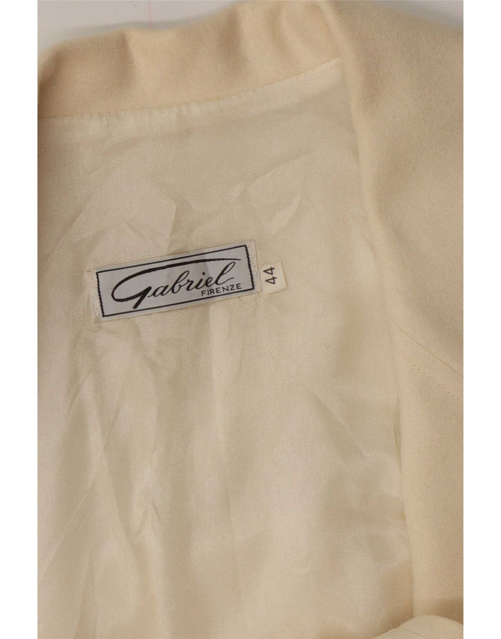 Sacou Gabriel pentru femei la dublu piept IT 44 Medium Off White