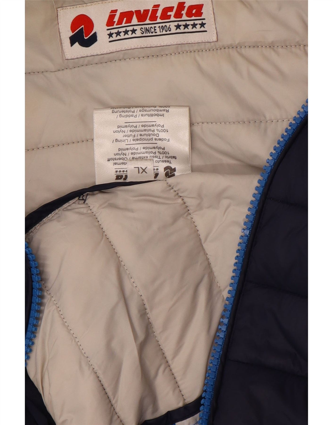 Jachetă căptușită pentru femei Invicta UK 18 XL bleumarin din poliamidă