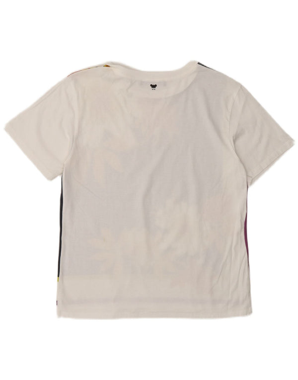 Tricou de weekend pentru femei Max Mara Top UK 10 Small White Floral