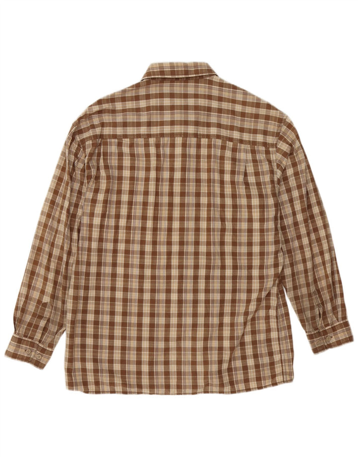 Cămașă pentru bărbați Wrangler, mare, maro, din bumbac