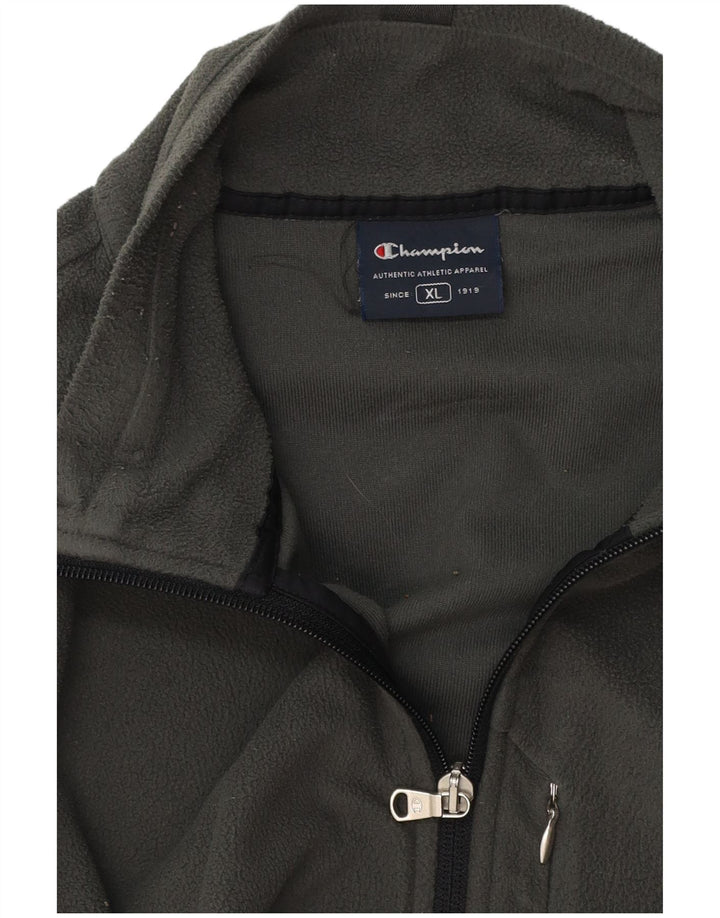 Jachetă fleece pentru bărbați CHAMPION UK 42 XL kaki