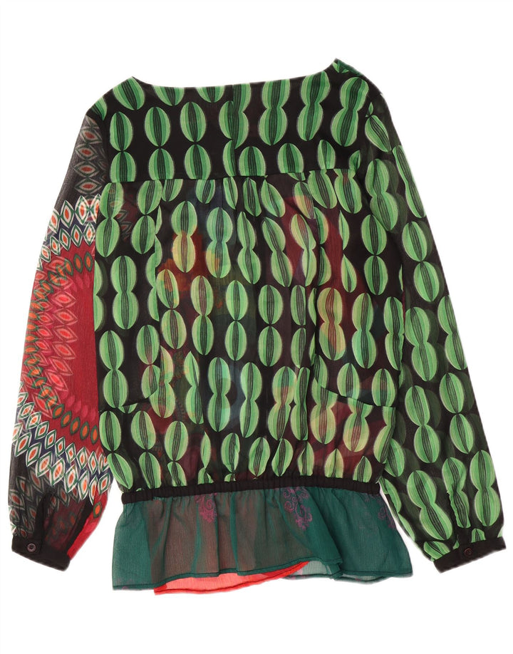 Bluză cămașă supradimensionată pentru femei Desigual UK 10 Mic, multicoloră, florală
