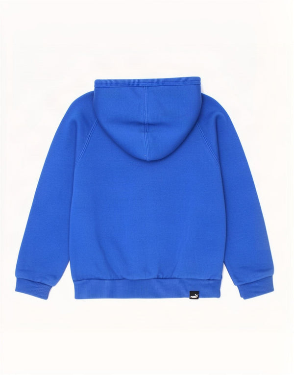 Pulover Puma Baby Boys Zip Hoodie 12-18 Luni Bumbac Albastru
