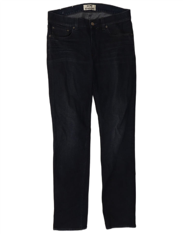 Blugi subțiri pentru bărbați Acne Studios L30 L32 Bumbac bleumarin