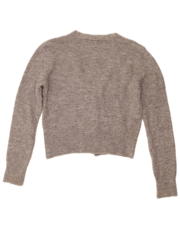 Pulover cardigan pentru femei Zara UK 14 Gri mediu