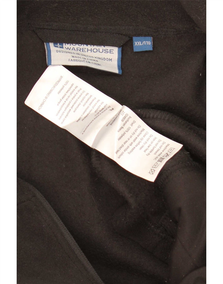 Jachetă polară pentru bărbați Mountain Warehouse UK 44 2XL Poliester negru