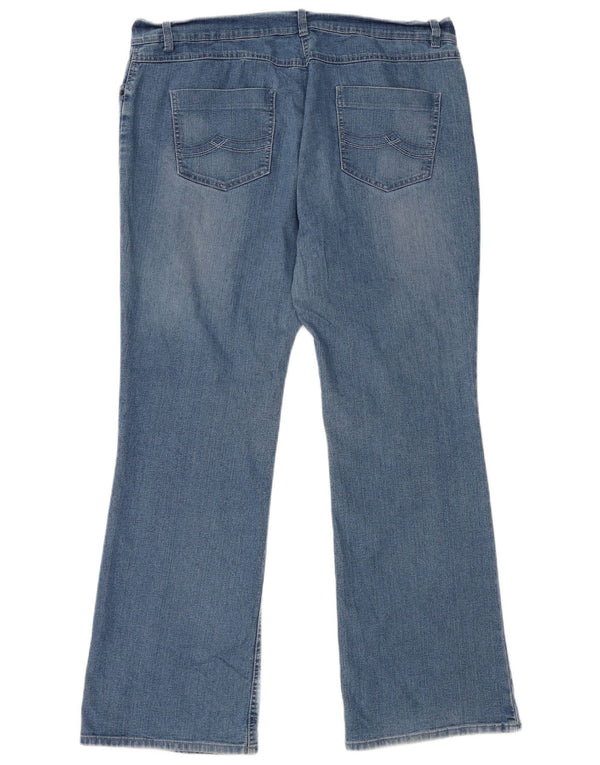 Blugi Bootcut pentru femei Marks & Spencer UK 18 XL W38 L30 Bumbac albastru