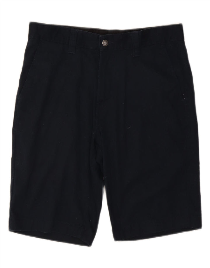 Pantaloni scurți chino pentru bărbați Volcom W30, bumbac, albastru bleumarin mediu