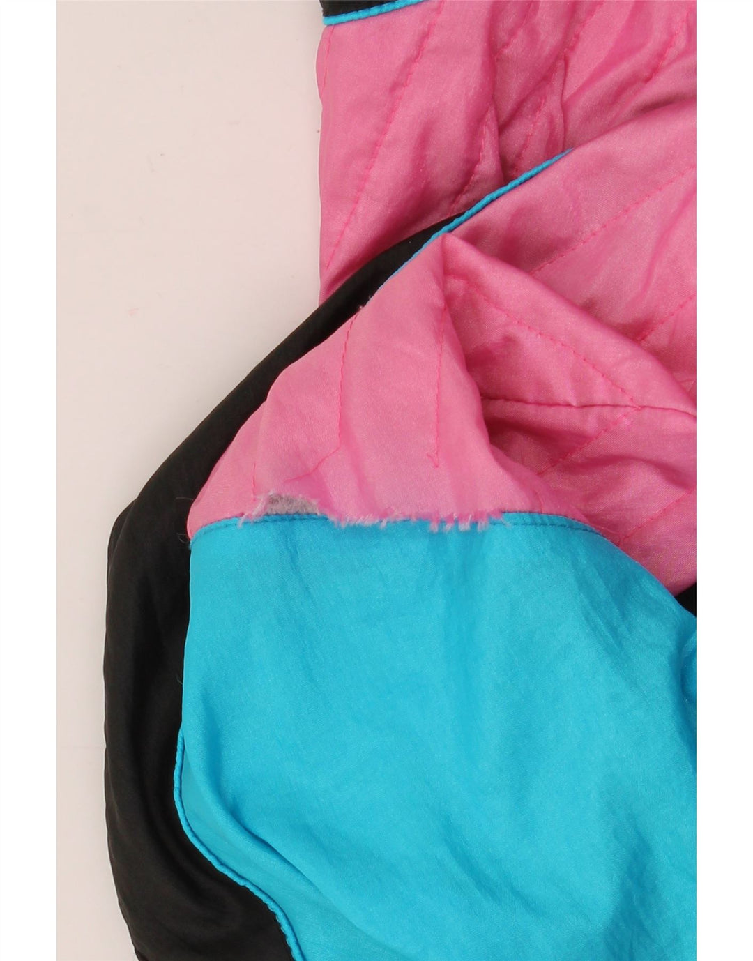 Jachetă de trening pentru bărbați vintage, albastru mediu, nailon color bloc