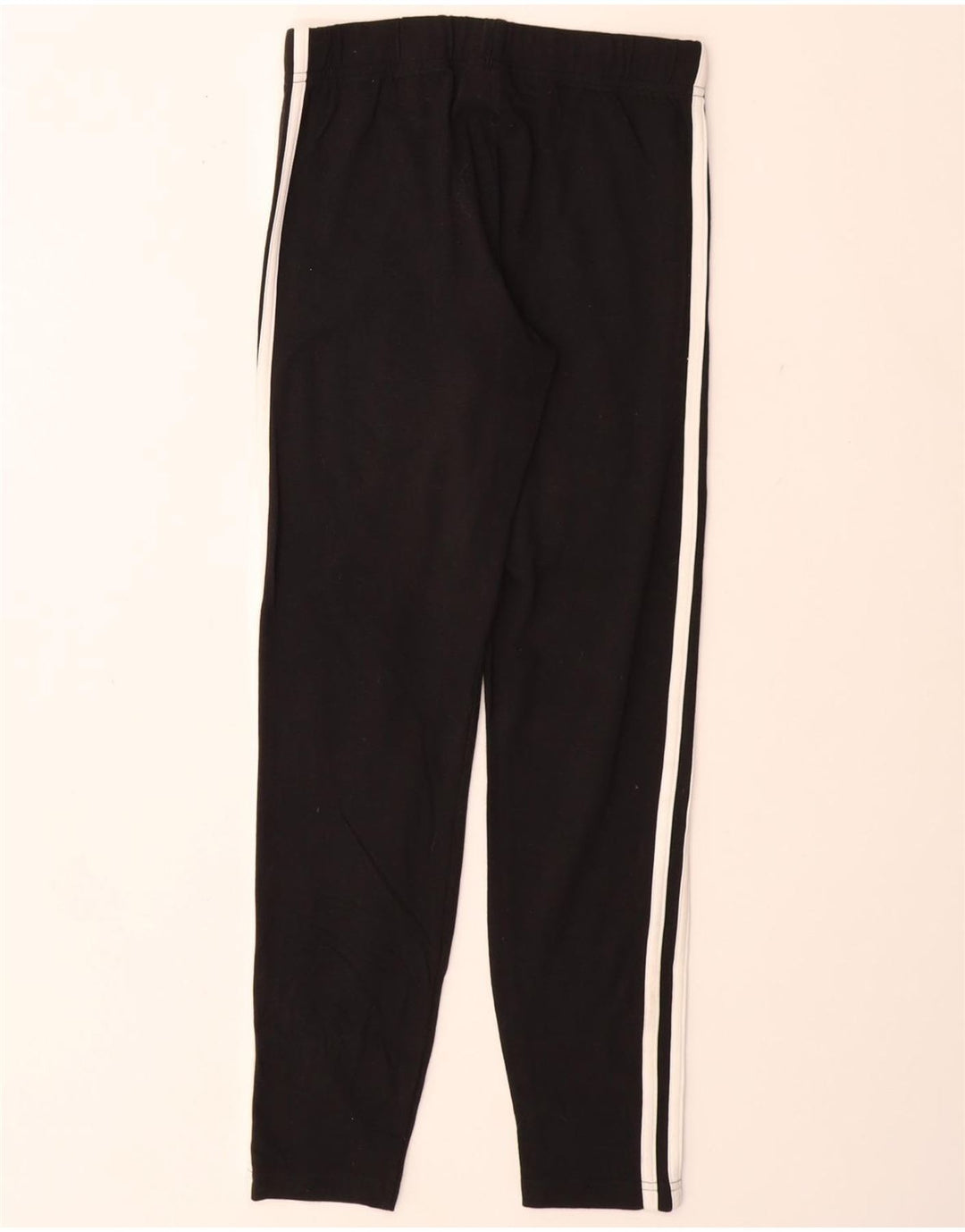 Pantaloni de trening ADIDAS fete 13-14 ani bumbac negru