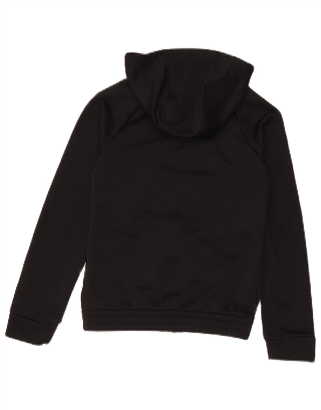 Pulover Adidas pentru băieți Graphic Zip Hoodie 9-10 ani poliester negru