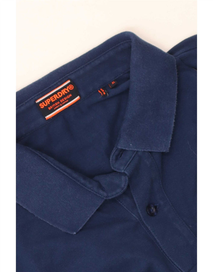 Tricou polo pentru bărbați Superdry XL bleumarin