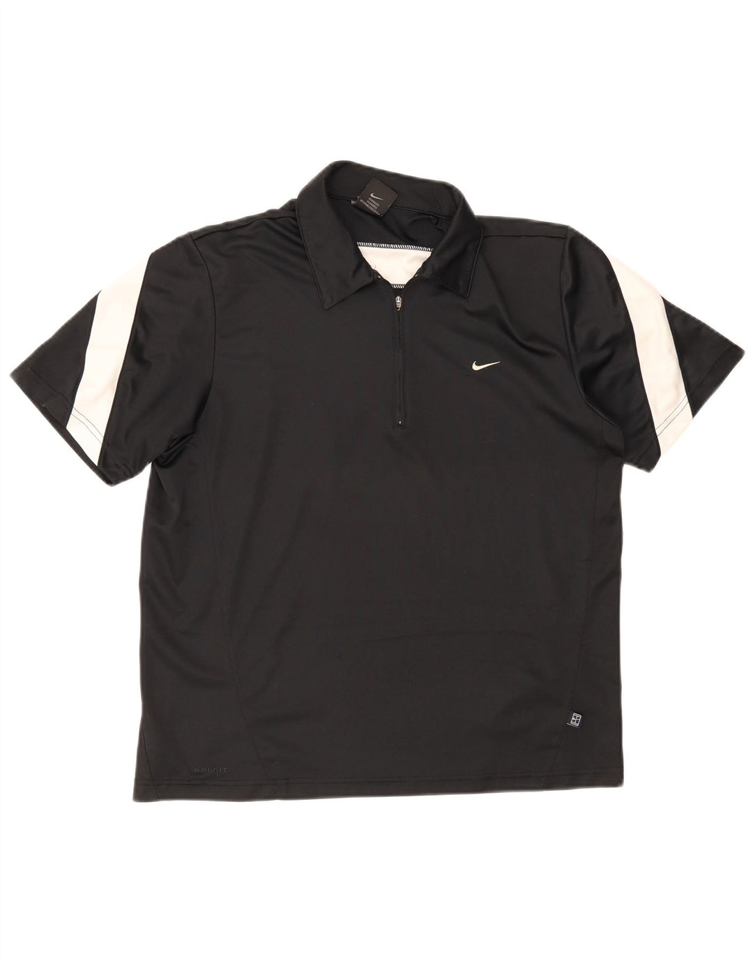 Tricou polo Nike pentru bărbați UK 39/41 Medium Black Colorblock