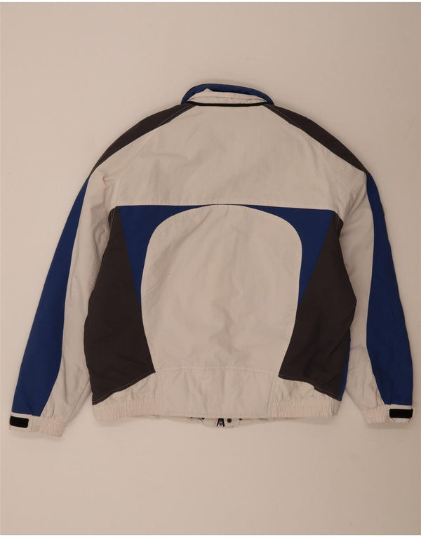 MC Kee's Mens Ski Jacket UK 42 XL White Colourblock Nylon