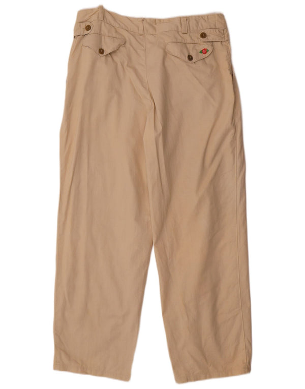 Pantaloni chino vintage pentru bărbați IT 50 Large W34 L26 Bej