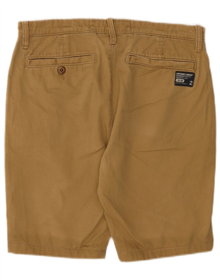 Pantaloni scurți chino pentru bărbați Superdry Medium W32 Beige Bumbac