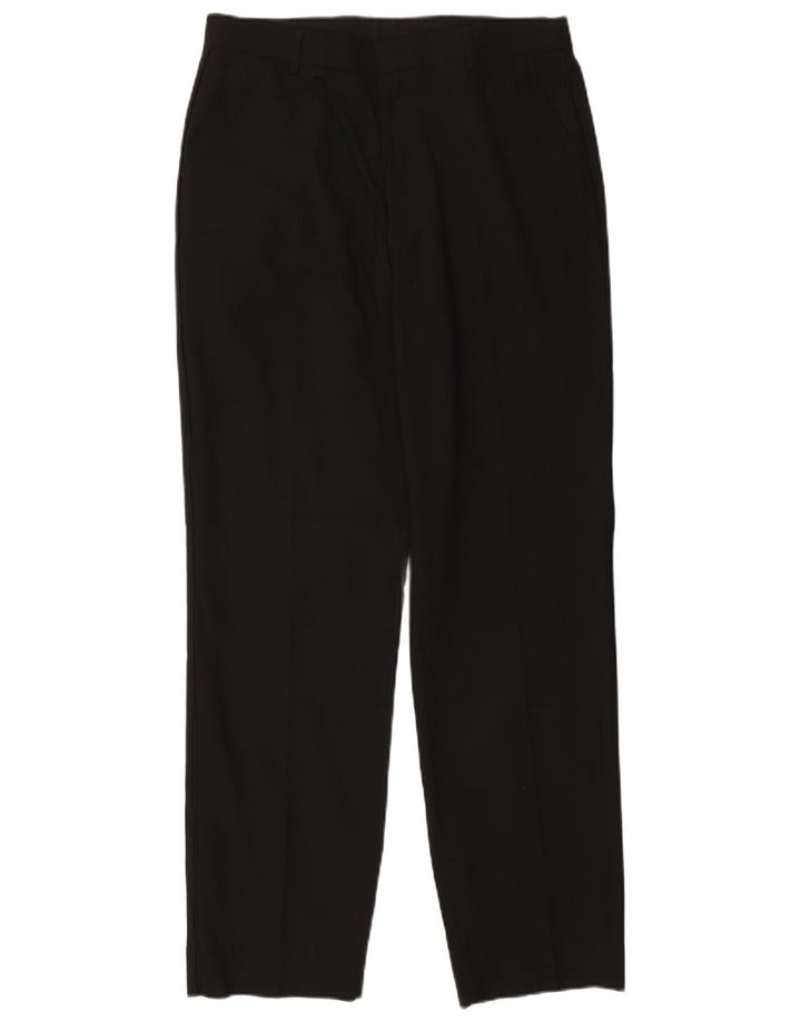 Pantaloni chino conici pentru bărbați Marks & Spencer L34 L33 Poliester negru