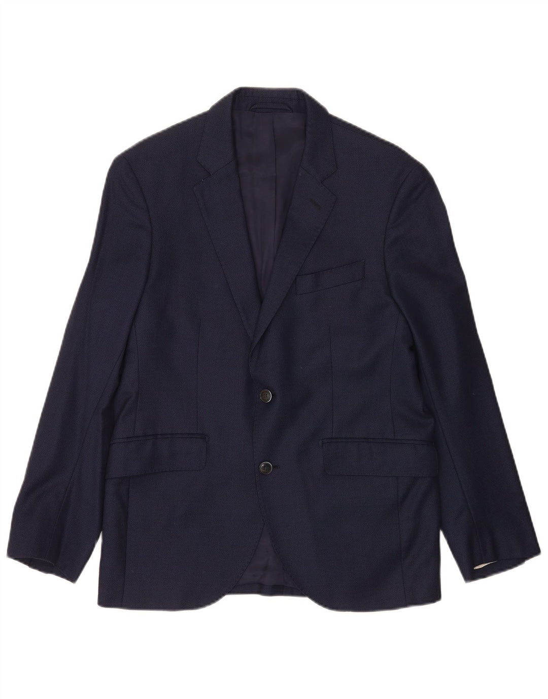 Blazer pentru bărbați Hackett, cu 2 nasturi, UK 40 mare, lână bleumarin