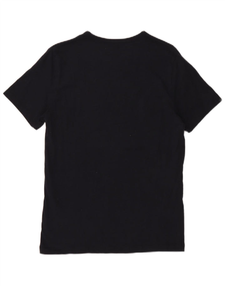 Tricou pentru bărbați Reiss Top mic bumbac negru