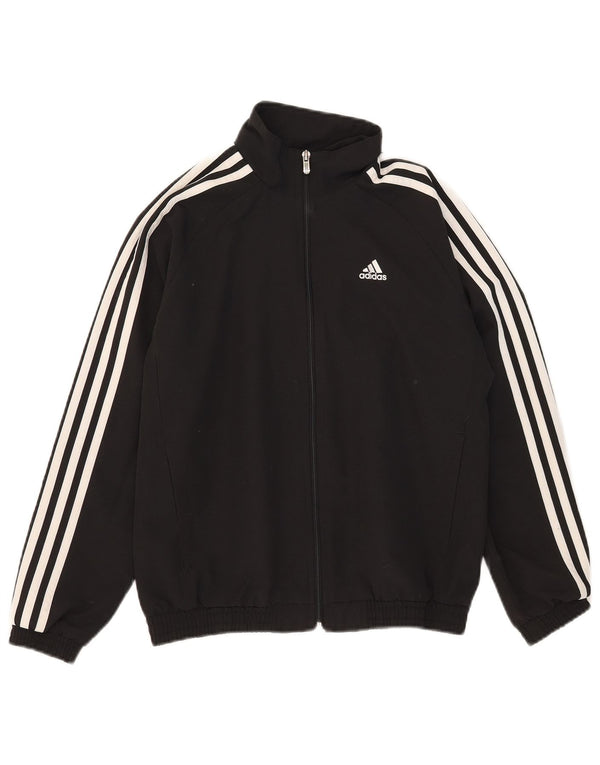 Adidas Boys Clima 365 Trening Top Jacket 11-12 ani poliester negru