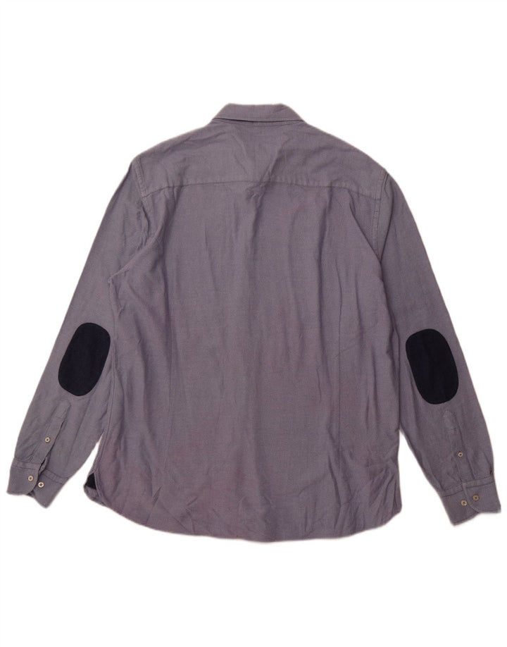 Cămașă Massimo Dutti pentru bărbați 2XL, bumbac albastru