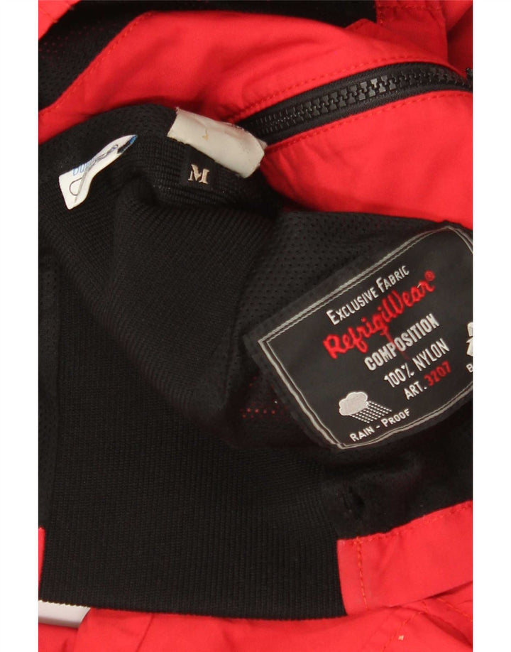 Jachetă Bomber pentru bărbați Refrigiwear UK 38 Medium Red Colorblock Nylon