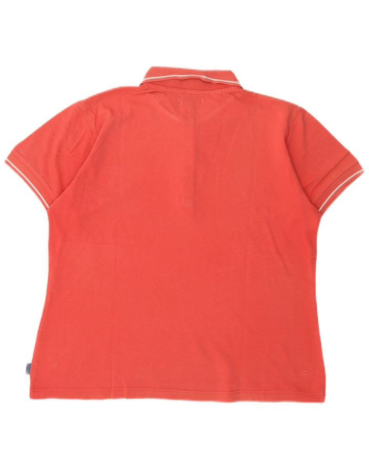 Tricou polo Asics pentru femei UK 18 XL, bumbac roz