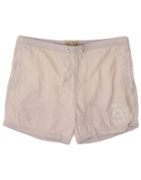 Pantaloni scurți de înot cu grafică Jack Wills pentru bărbați, bumbac albastru mic