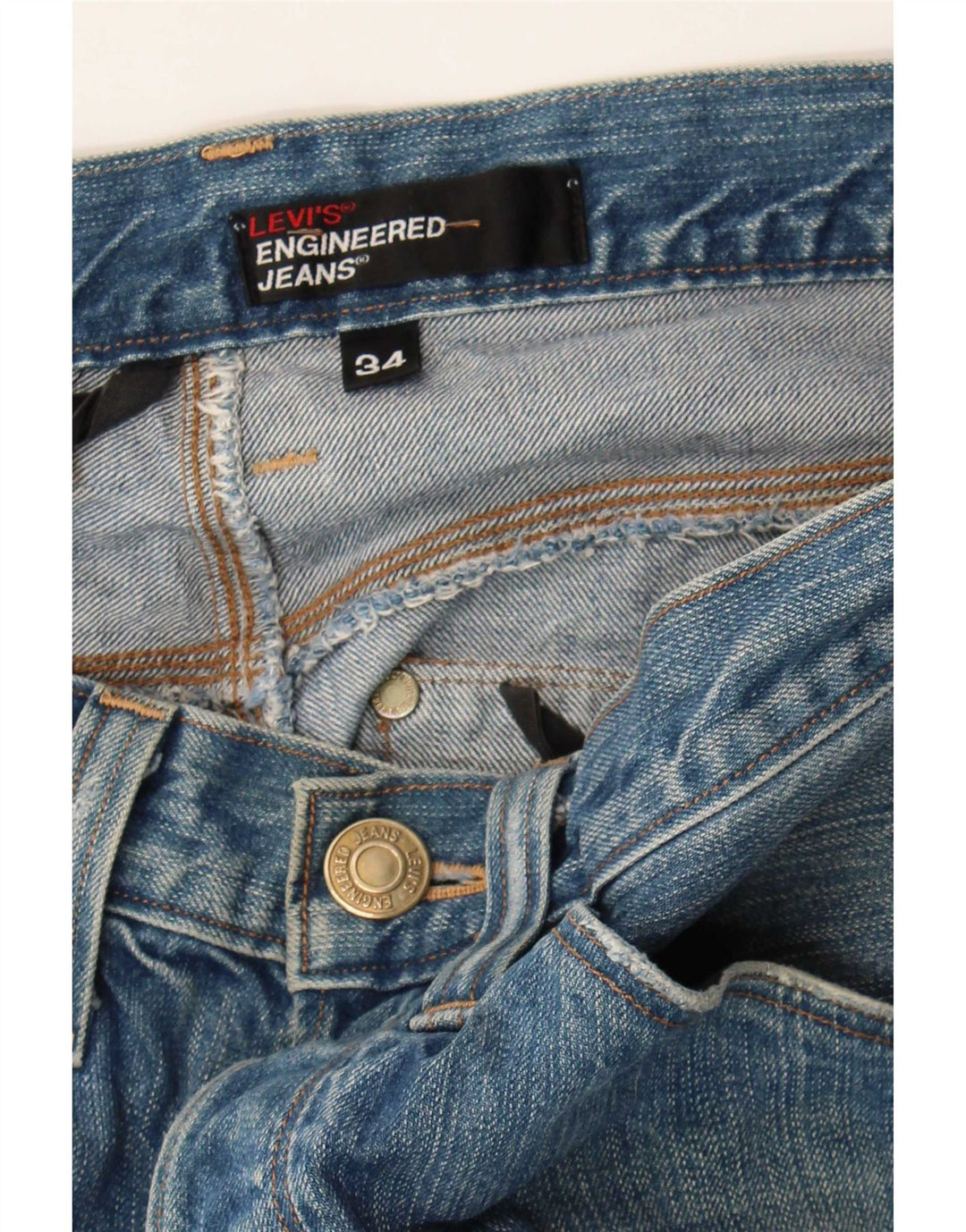 Blugi drepti pentru bărbați Levi's W34 L28 albastru