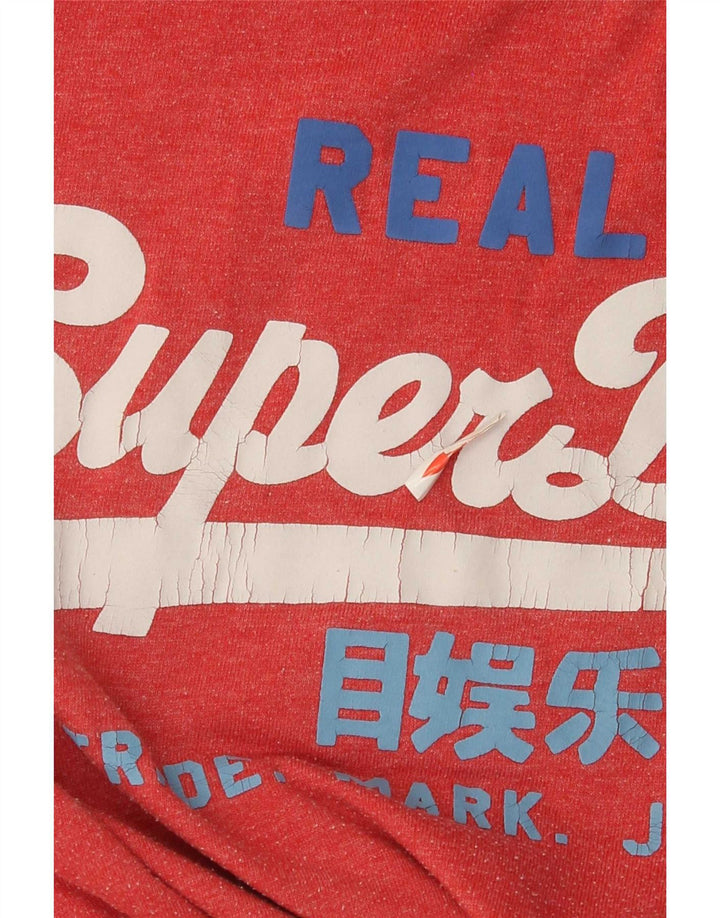 Tricou grafic Superdry pentru bărbați Top mare poliester roșu