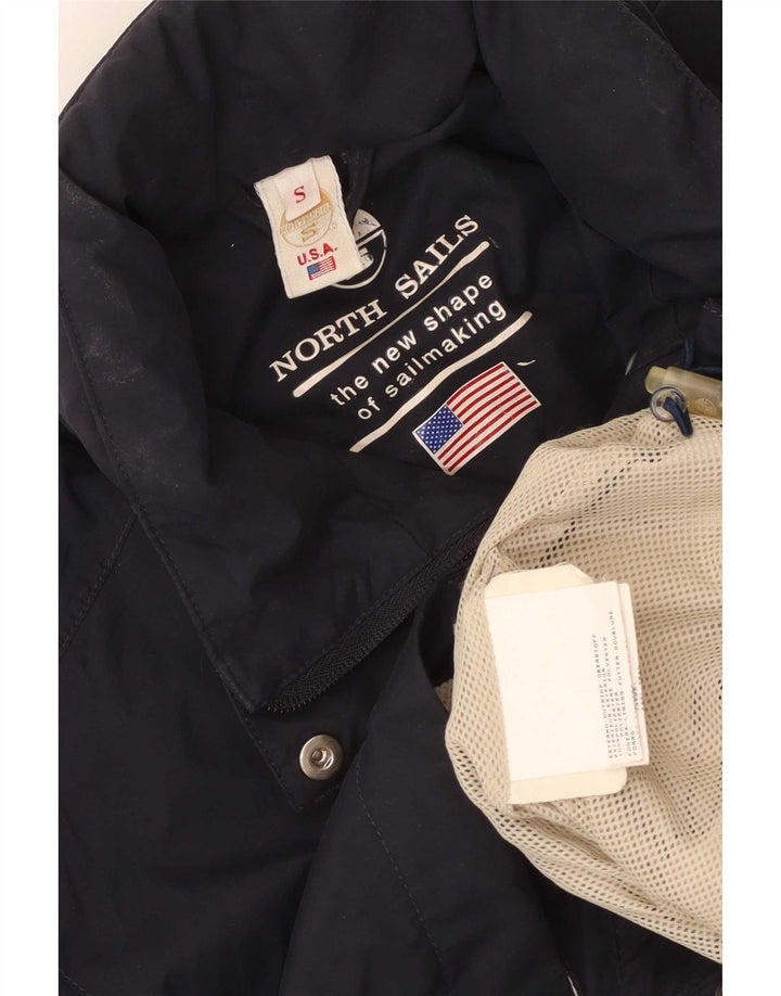 Jachetă de ploaie cu glugă North Sails pentru femei UK 10 Small, bleumarin, poliester