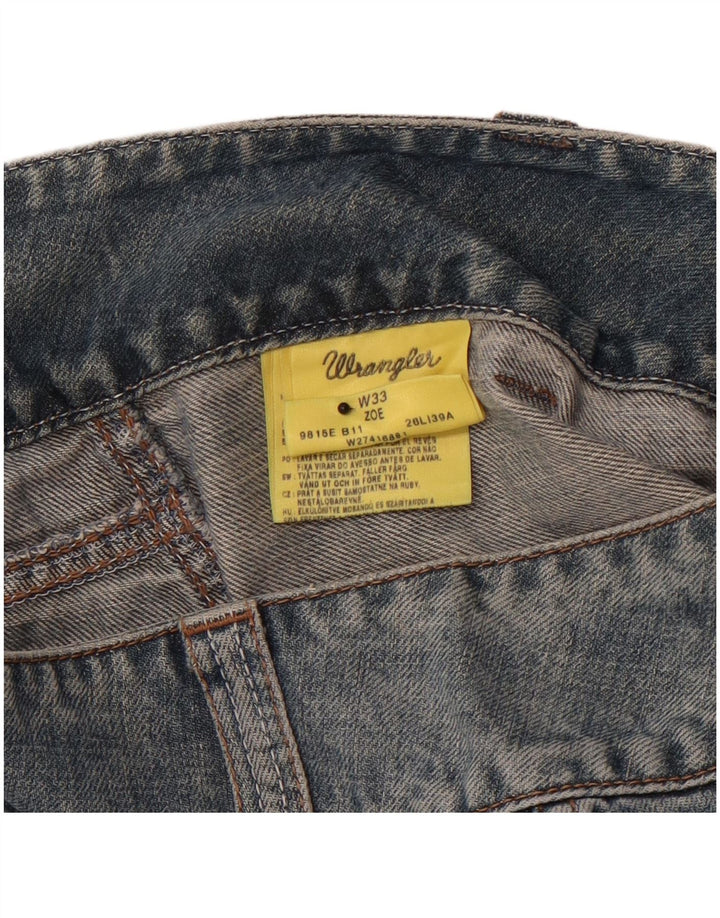 WRANGLER Fusta Cargo Zoe Denim pentru femei W33 Bumbac albastru mare