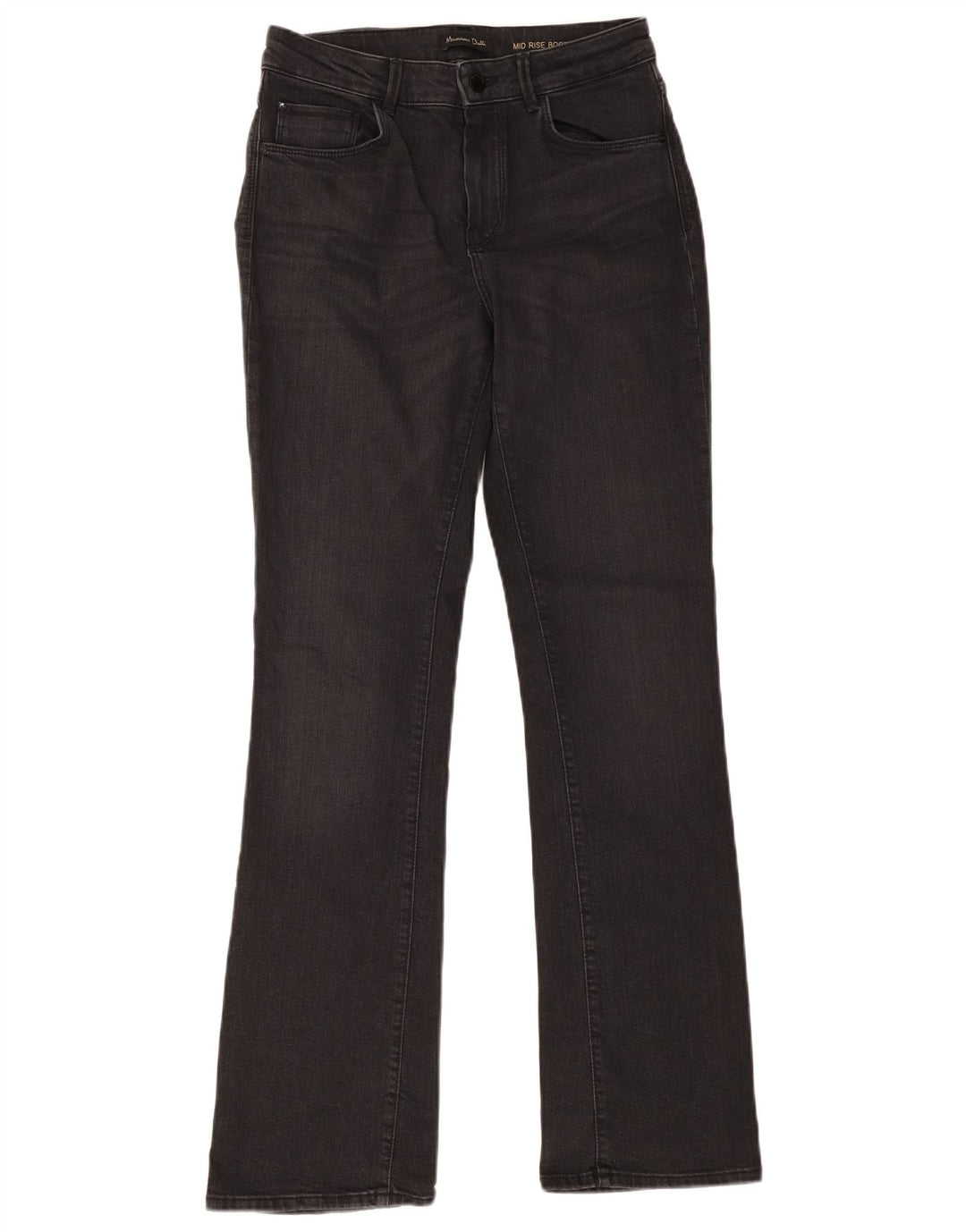 Massimo Dutti Blugi pentru damă cu talie medie bootcut EU 38 Mici W28 L32 Gri