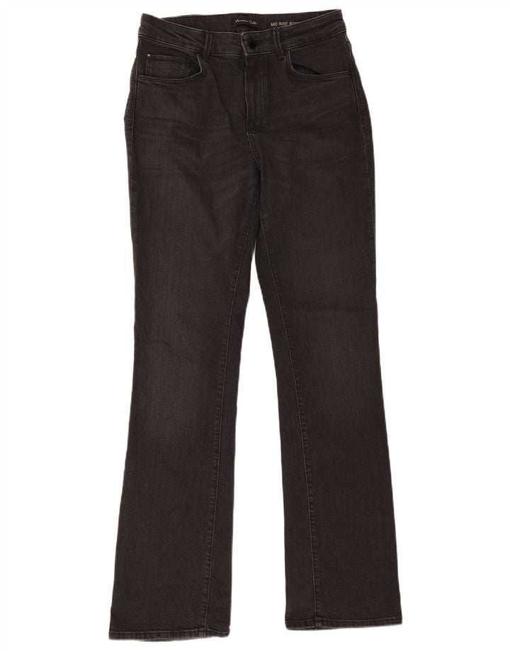 Massimo Dutti Blugi pentru damă cu talie medie bootcut EU 38 Mici W28 L32 Gri