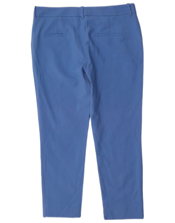 Pantaloni chino slim pentru femei Zara EU 44 XL W34 L28 Albastru Bumbac