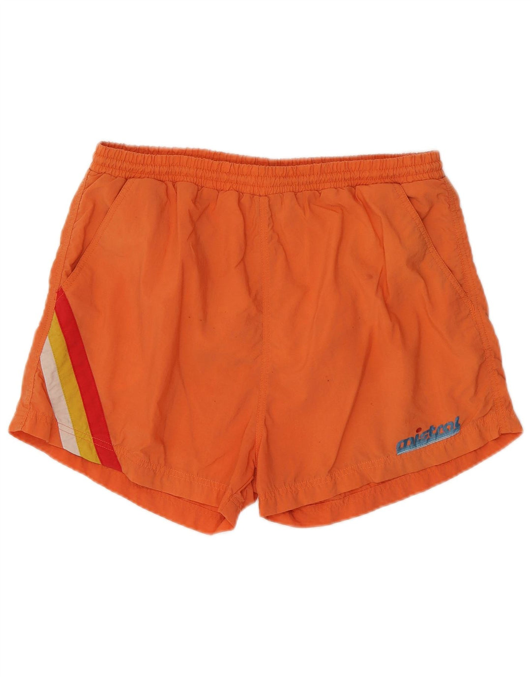 Pantaloni scurți de baie Mistral pentru bărbați, poliamidă portocalie mare