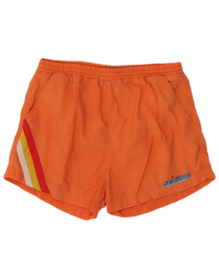 Pantaloni scurți de baie Mistral pentru bărbați, poliamidă portocalie mare