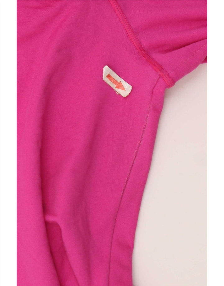 Pantaloni de trening grafic Asics pentru femei UK 12 Medium Pink Colorblock