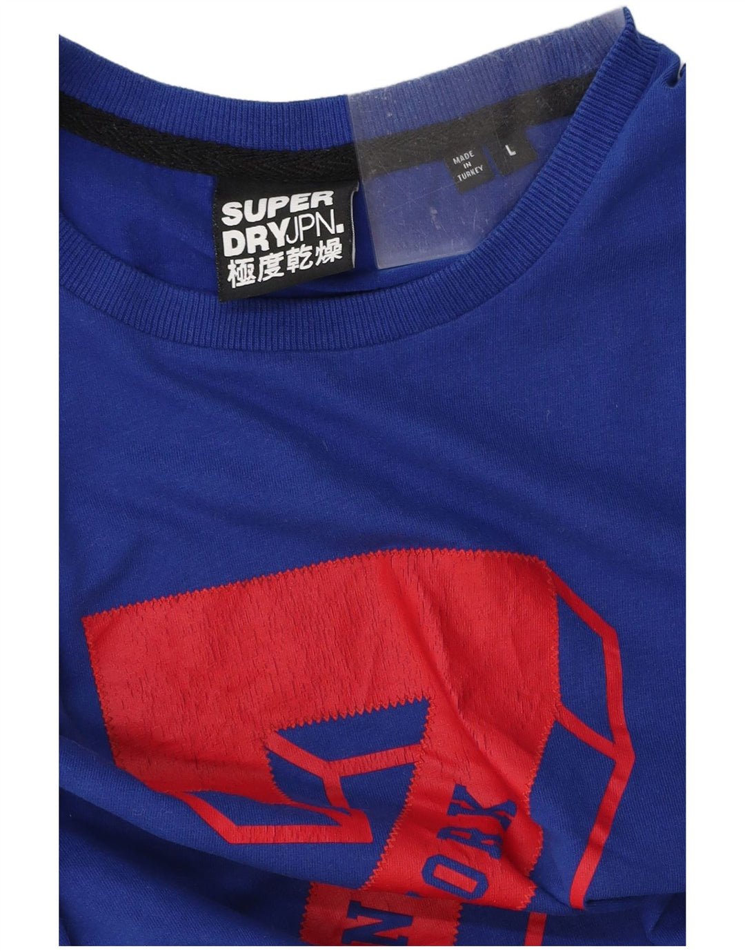 Tricou grafic pentru bărbați SUPERDRY Top mare albastru