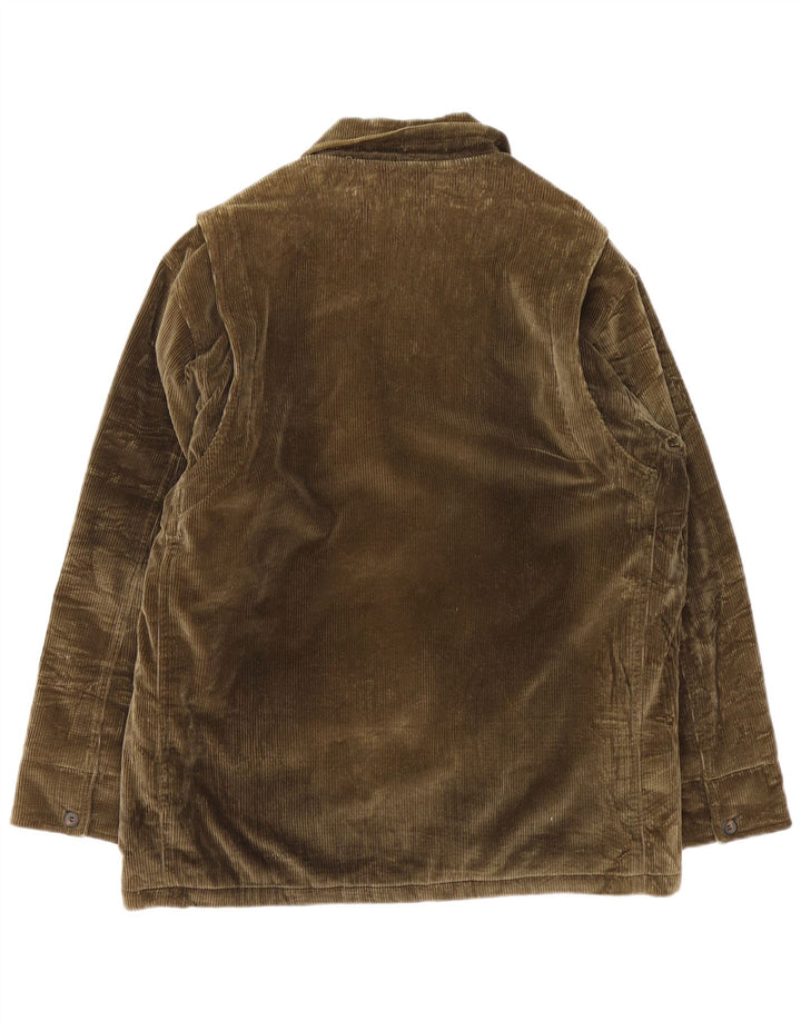 Blu Nauta Mens Corduroy Jacket UK 42 XL Brown Bumbac