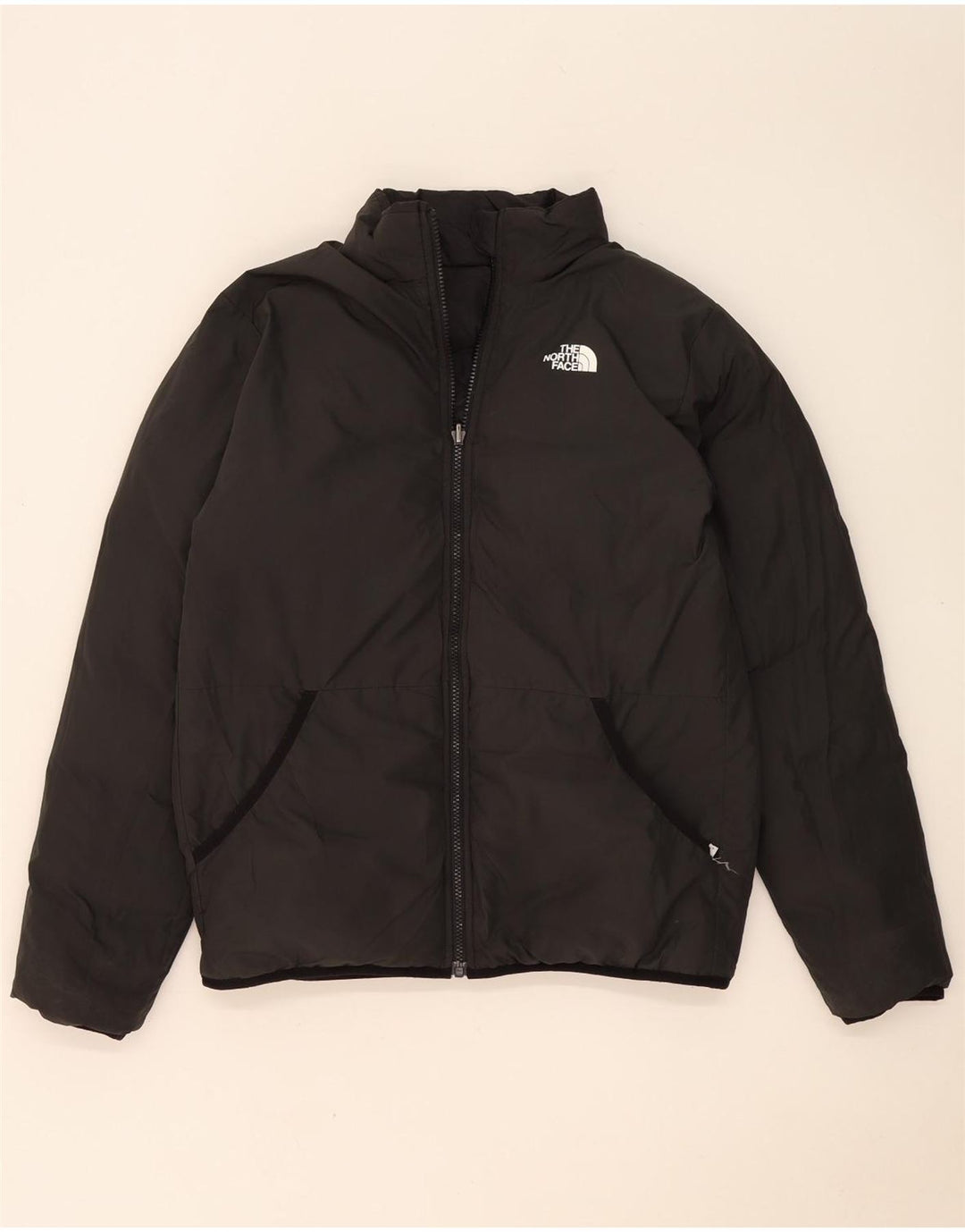 Jachetă căptușită reversibilă pentru băieți The North Face 14-15 ani XL poliester negru