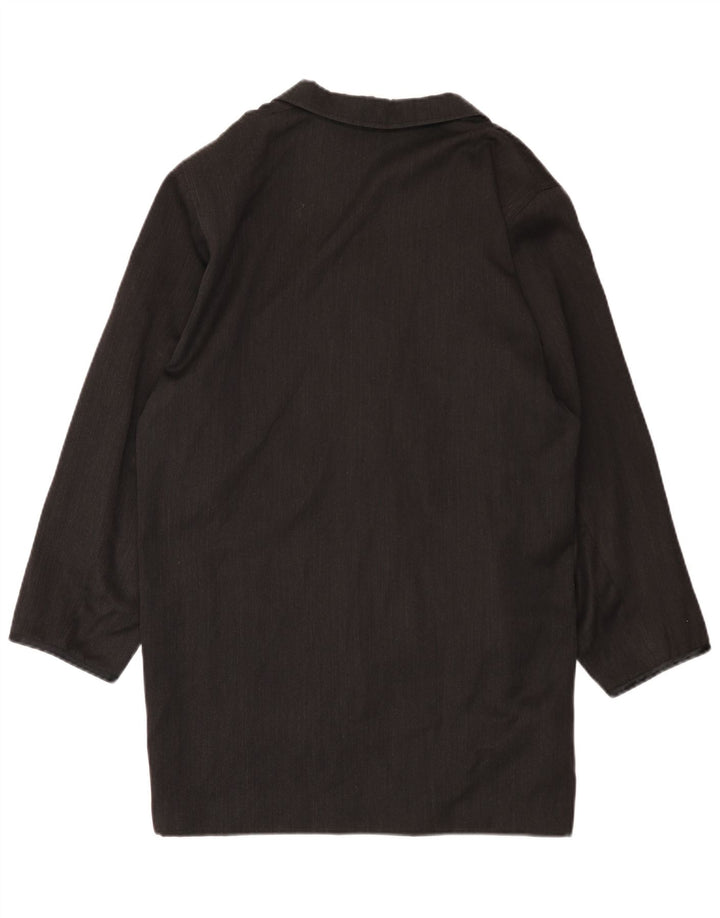 Palton dublu pentru femei Sportmax UK 14, gri mediu